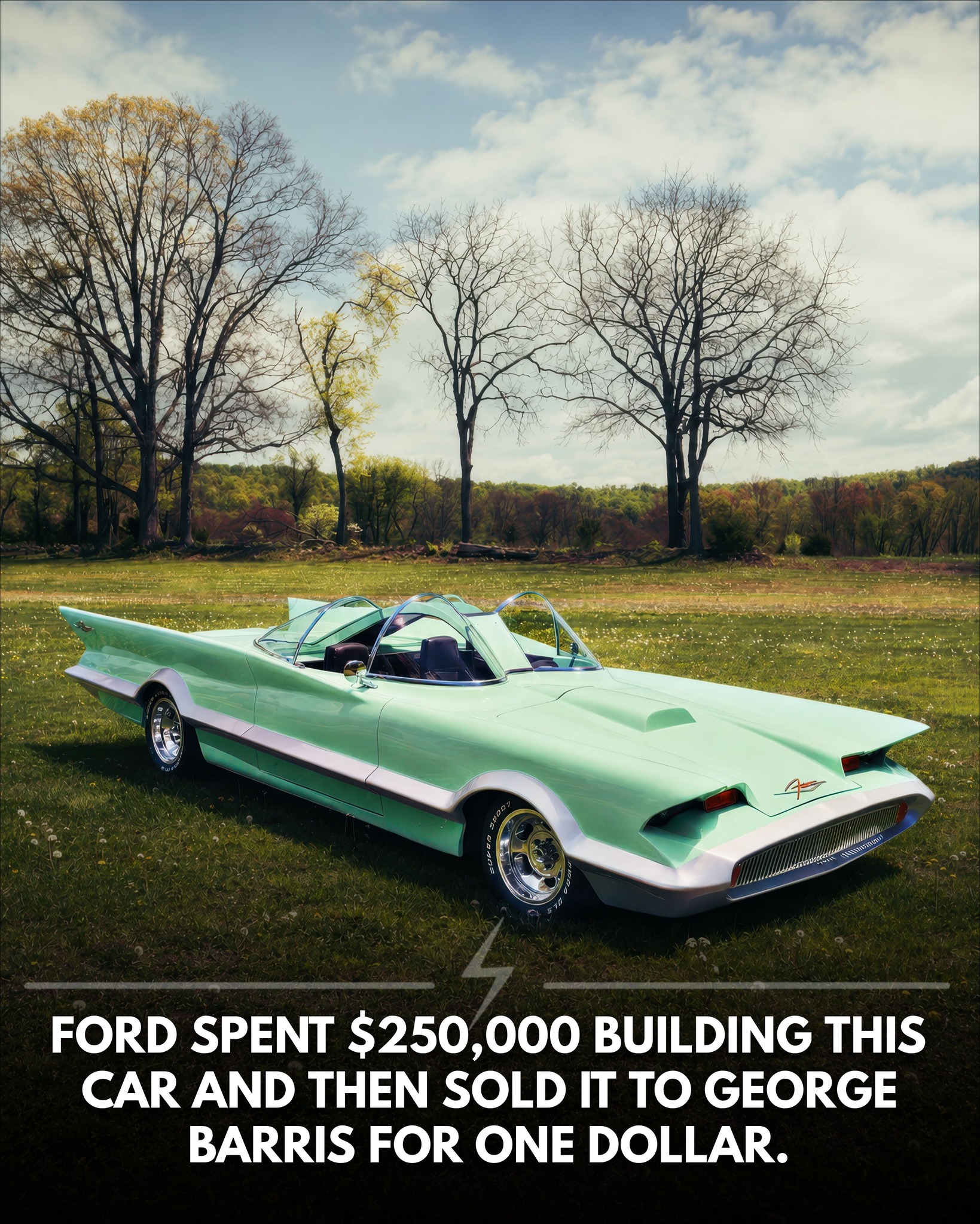 The Lincoln Futura was designed by Ford's lead stylists Bill