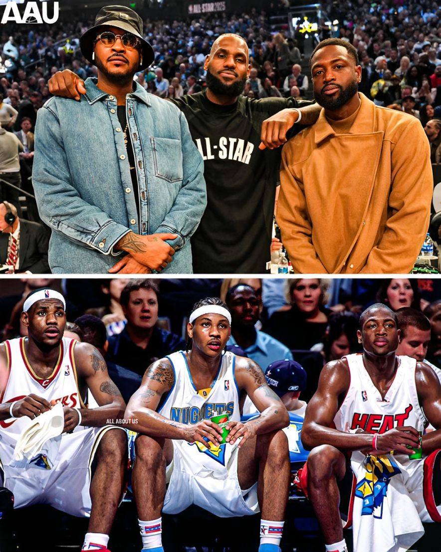 その他 lebron james carmelo anthony dwyane wade This photo was taken in 2023. Carmelo Anthony and Dwyane Wade had