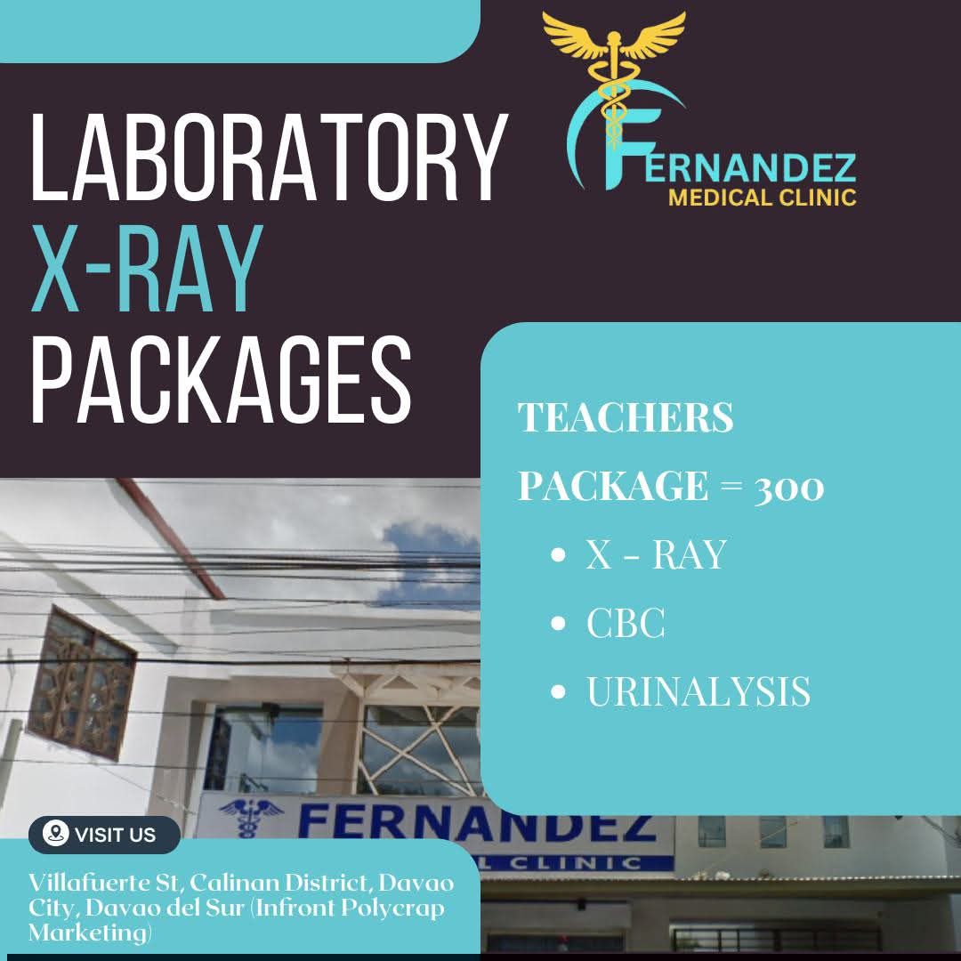 Fernandez - 📢 SPECIAL LABORATORY & X-RAY PACKAGE FOR TEACHERS! 📢 ...