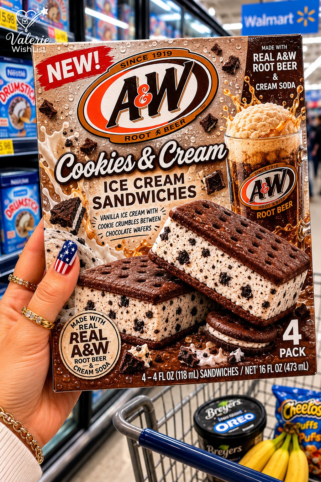 Sundae Shoppe Creamy Freeze Pops at ALDI: Orange Cream and Root