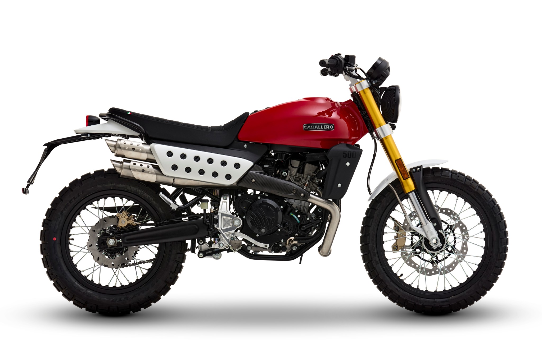 A new version of Caballero 500 is here. Scrambler model “Deluxe