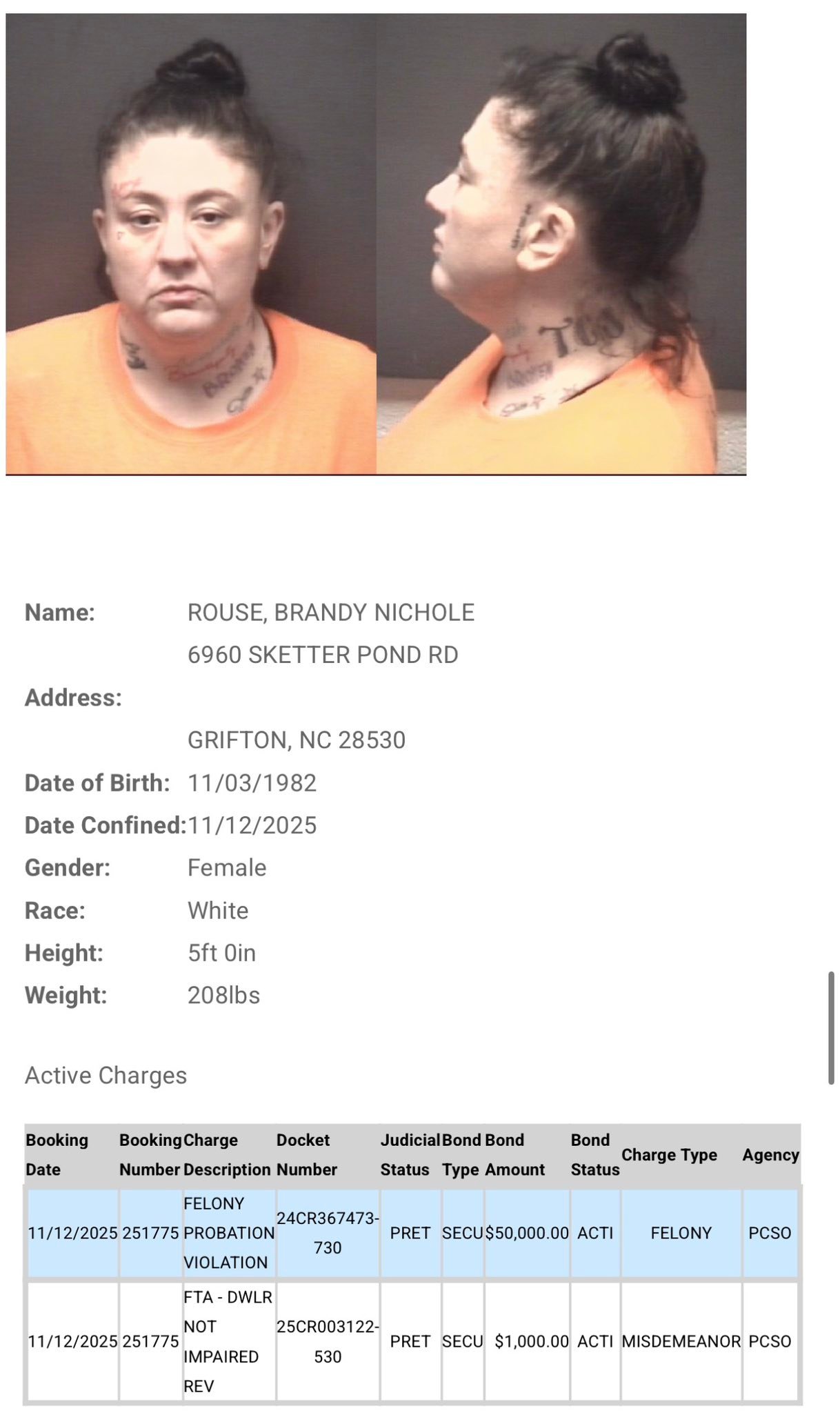 NC Busted MUGS - NC Busted MUGS added a new photo.