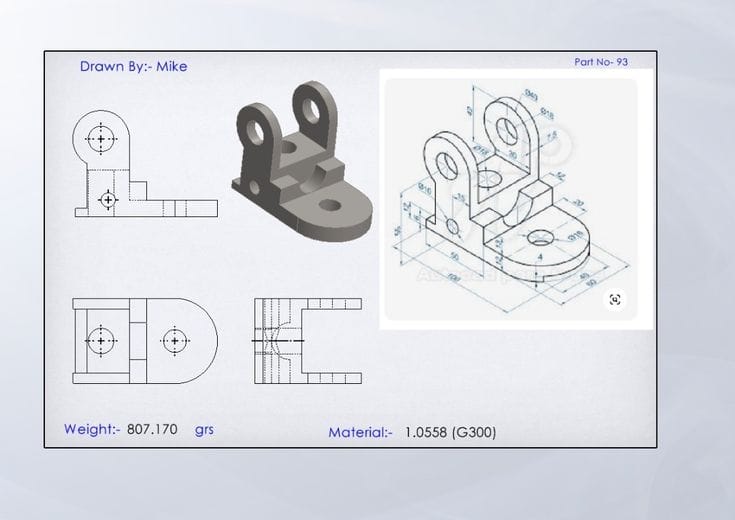Michele - Certainly, let's break down the technical drawing you ...