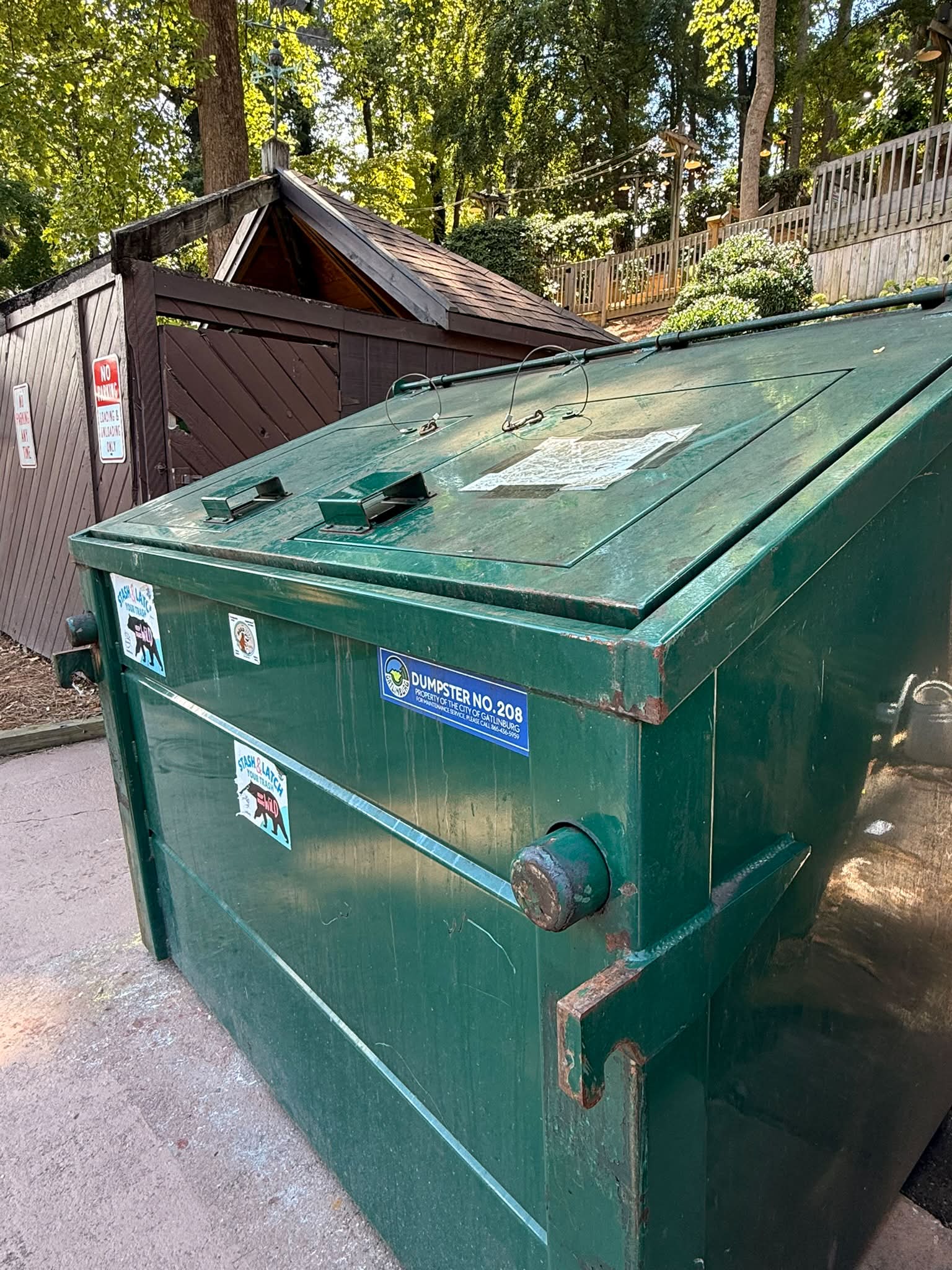 Are new bear-proof dumpsters effective in Pigeon Forge and