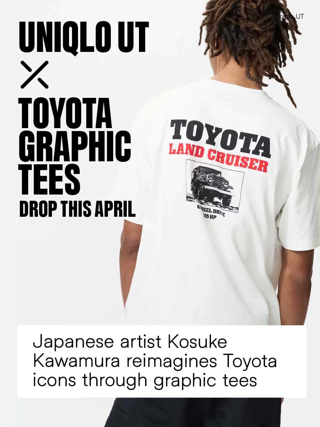 UNIQLO UT partners with Toyota for a new graphic tee collection