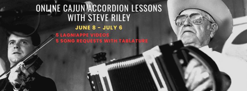 Steve Riley Online Cajun Accordion Lessons | Scott LA