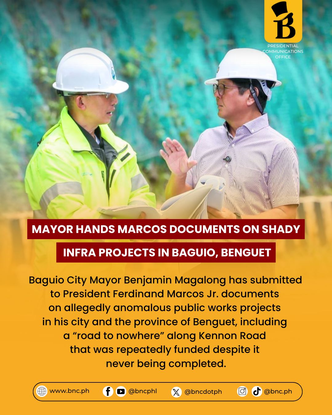 Bilyonaryo - Baguio City Mayor Benjamin Magalong has submitted to ...