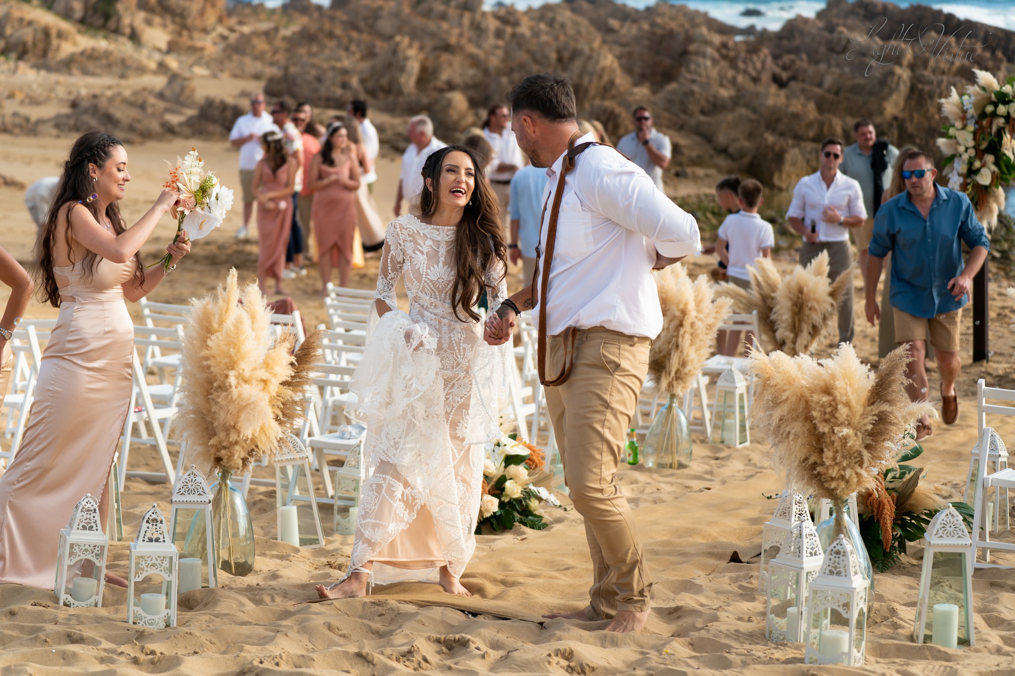 mens dress sandals for beach wedding Suspenders and barefoot go hand in hand with weddings, but they tend to, well, do their own thing... They do bring about a lot of laughter though! We lost count Suede loafers Size:18-24 Months (90cm) sa_rr_25 COS + Gathered-Waist Midi