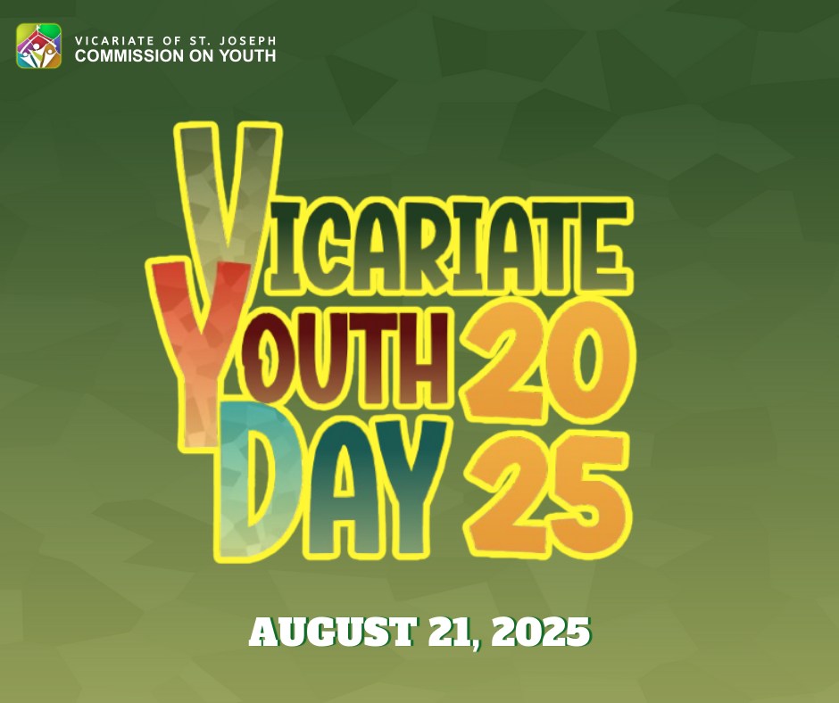🌟 The Vicariate Youth Day 2025 is here! 💚🔥 Mark your calendars 📅 — on