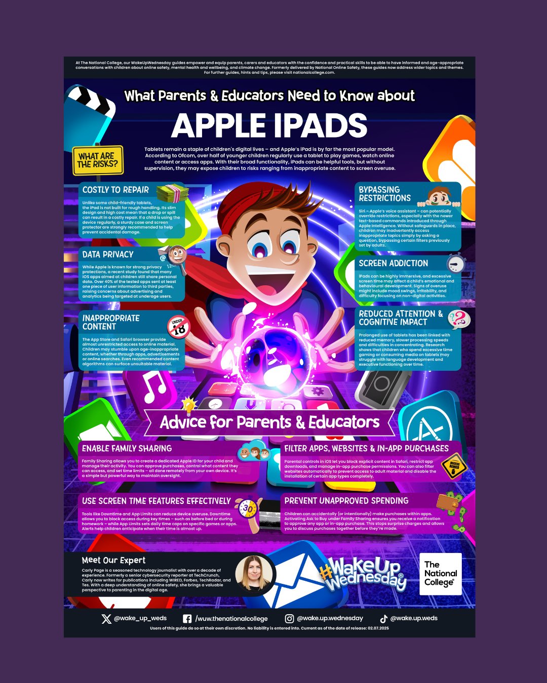 South - Wake Up Wednesday – iPad Safety Tips for Families 🍏 iPads are ...