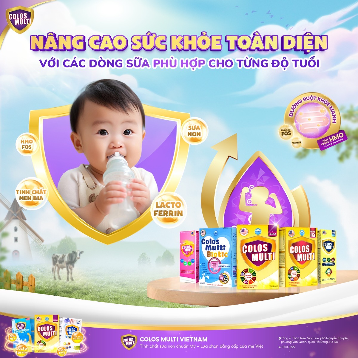 ColosMulti Chính Hãng- Bé Ăn Ngon, Ngủ Khỏe