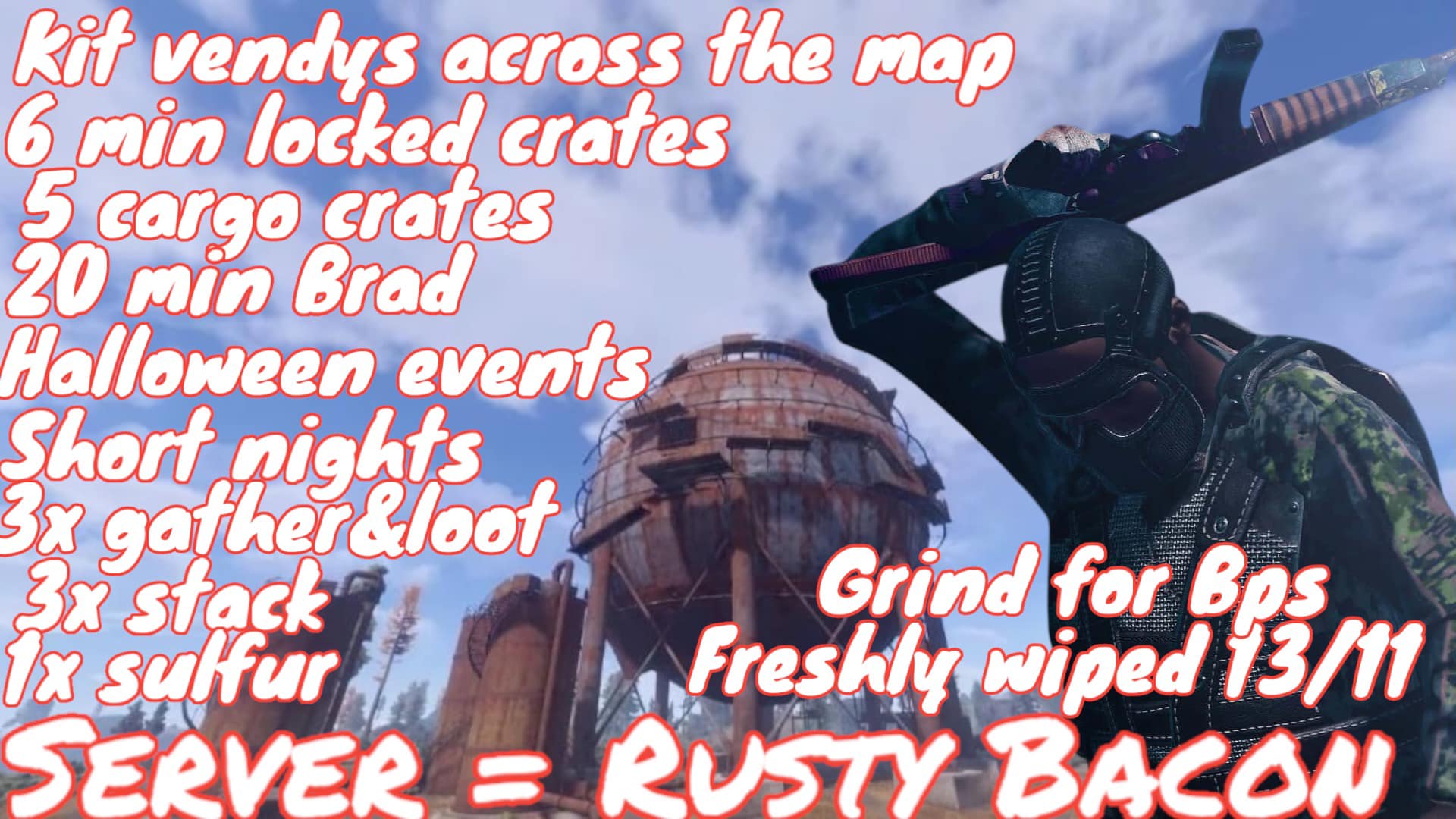 Rust Console Edition | Rce Server name Rusty Bacon | Facebook