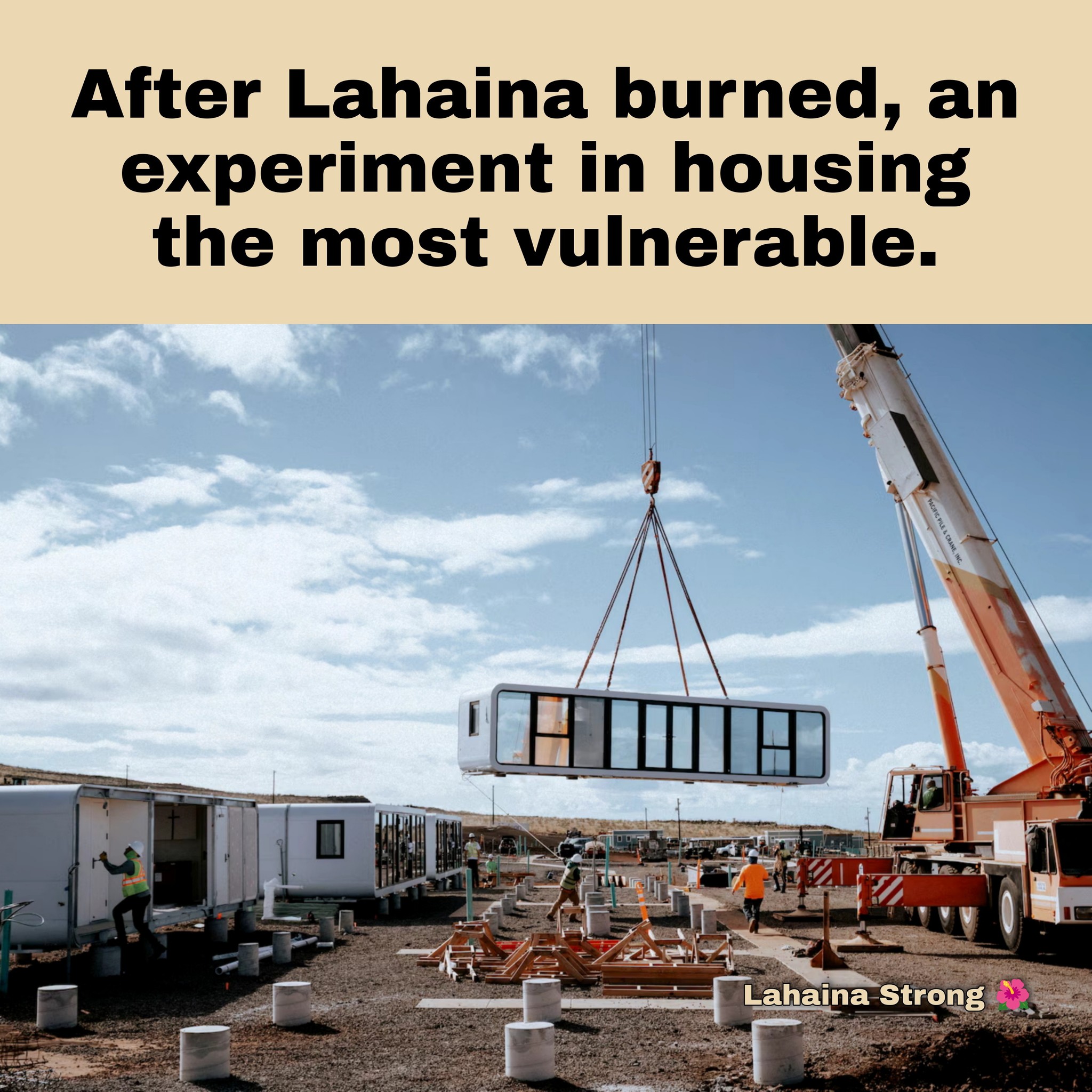 Lahaina - After Lahaina burned, an experiment in housing the most ...