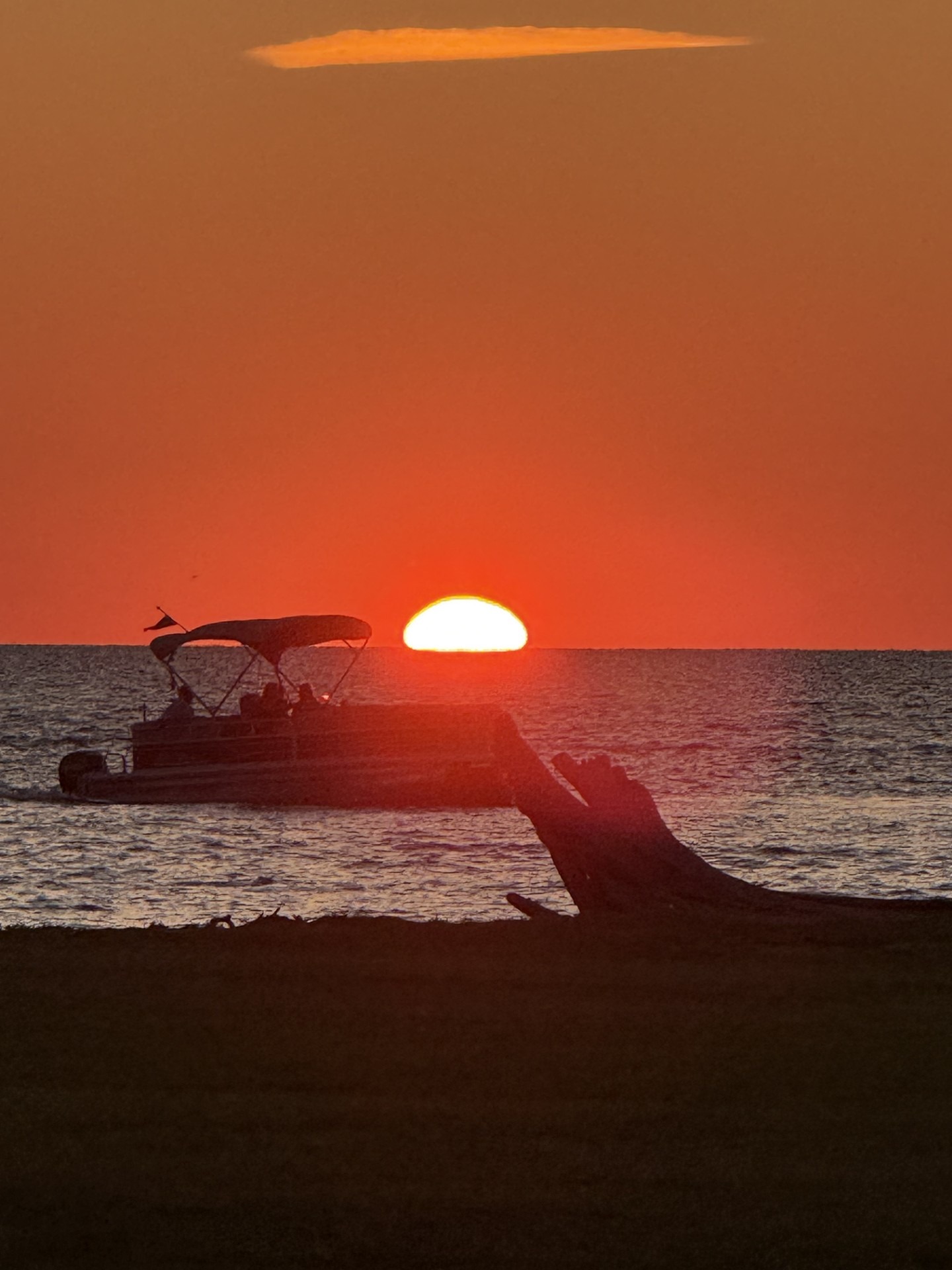Last night's sunset from Verona Beach Photo by Ginamarie Corridori