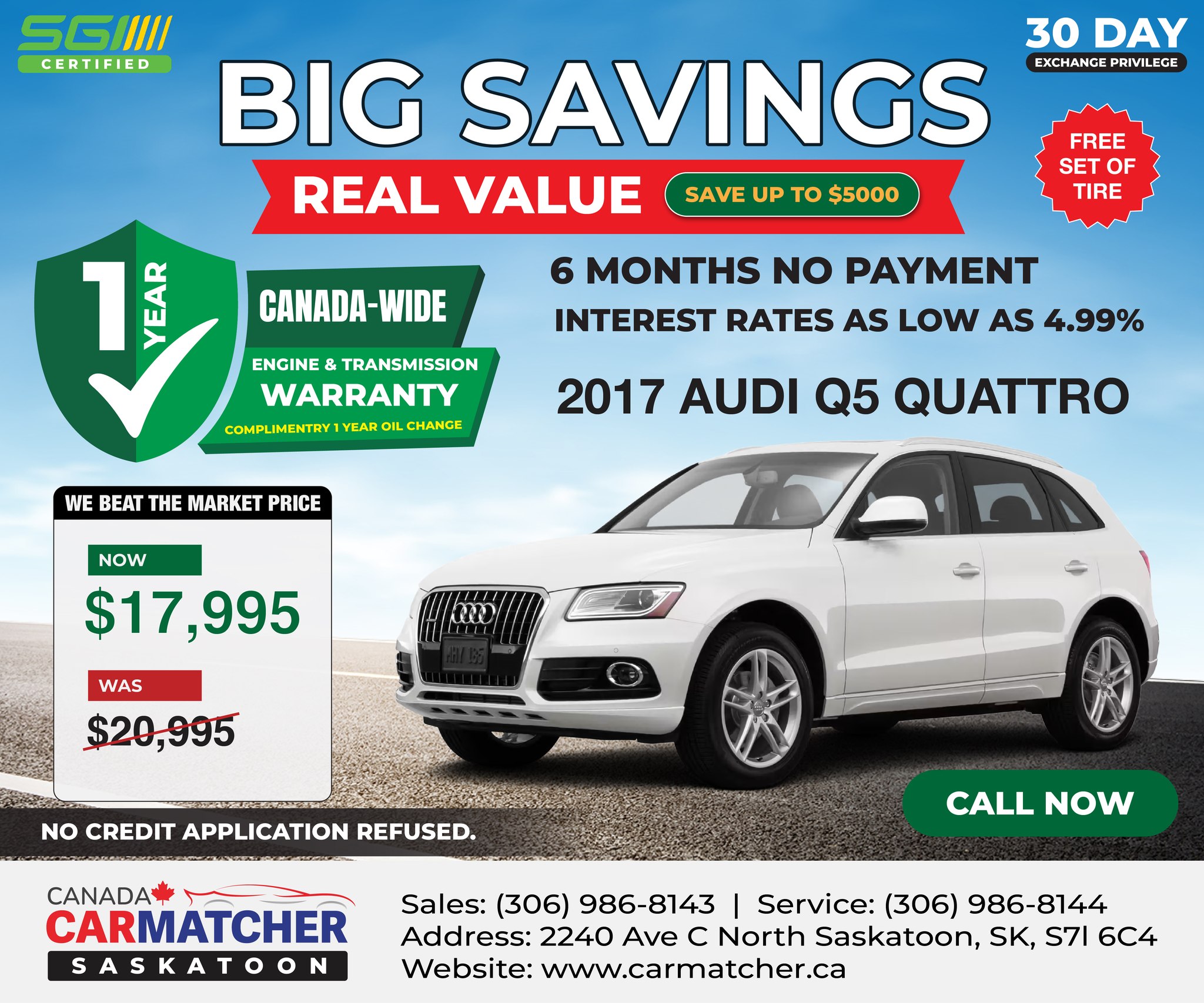 Canada CarMatcher Saskatoon | Saskatoon SK