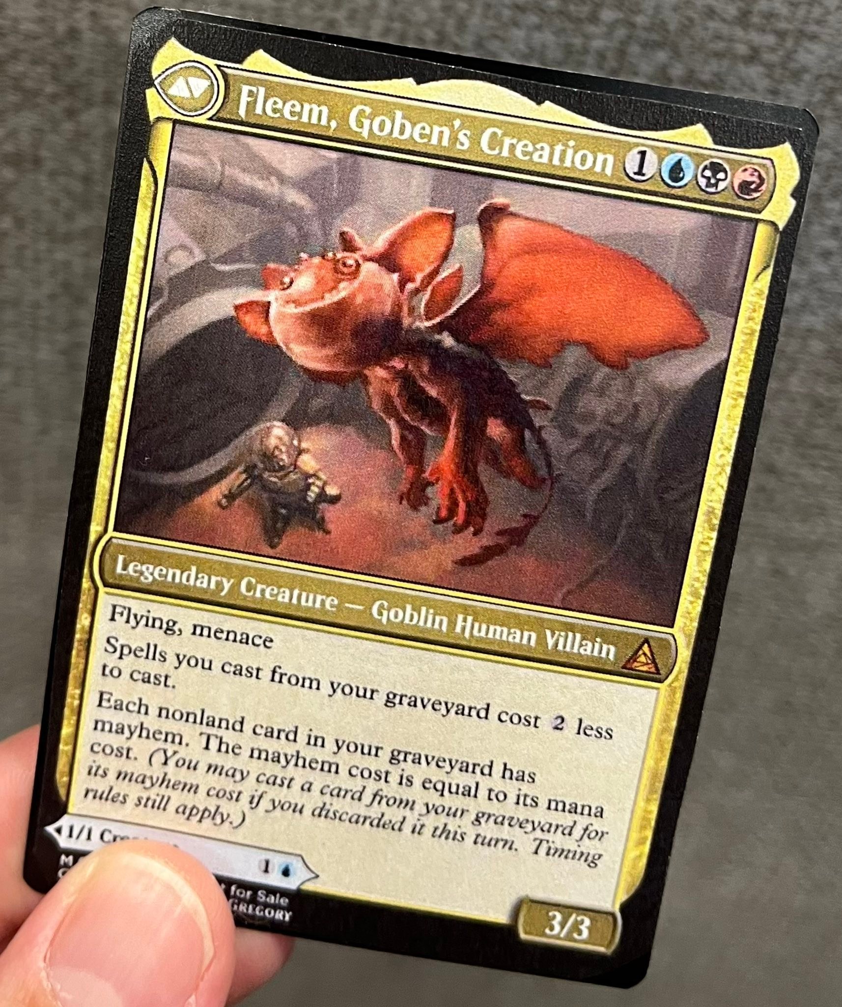 mtg banned cards explained FLEEM // GOBEN COMMANDER CARD  triplerare Fleem, Goben's Creation prints in