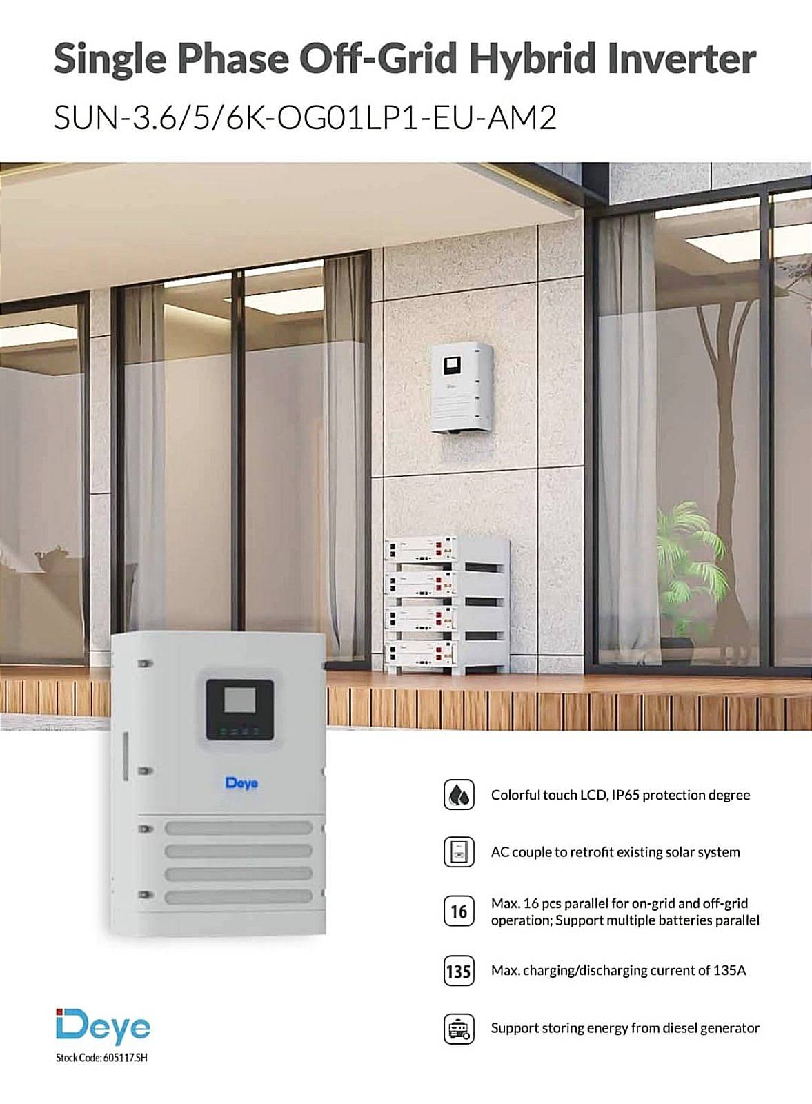 SUN Electronic - Deye (6KW) Off Grid Inverter Model -... | Facebook