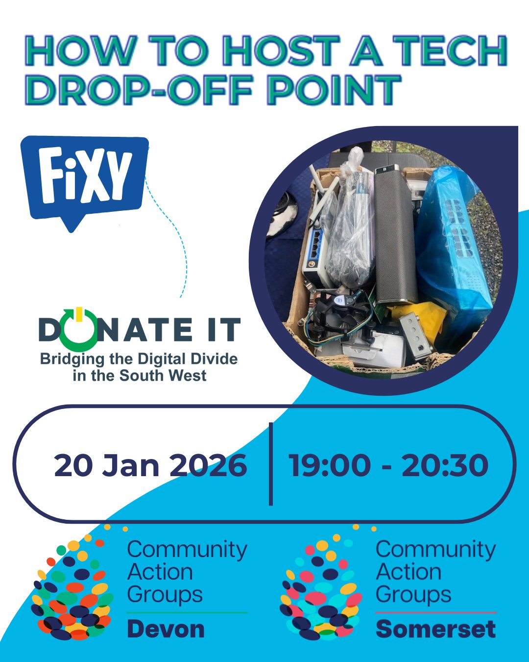 📲How to host a tech drop off point 20th... - The Fixy project | Facebook