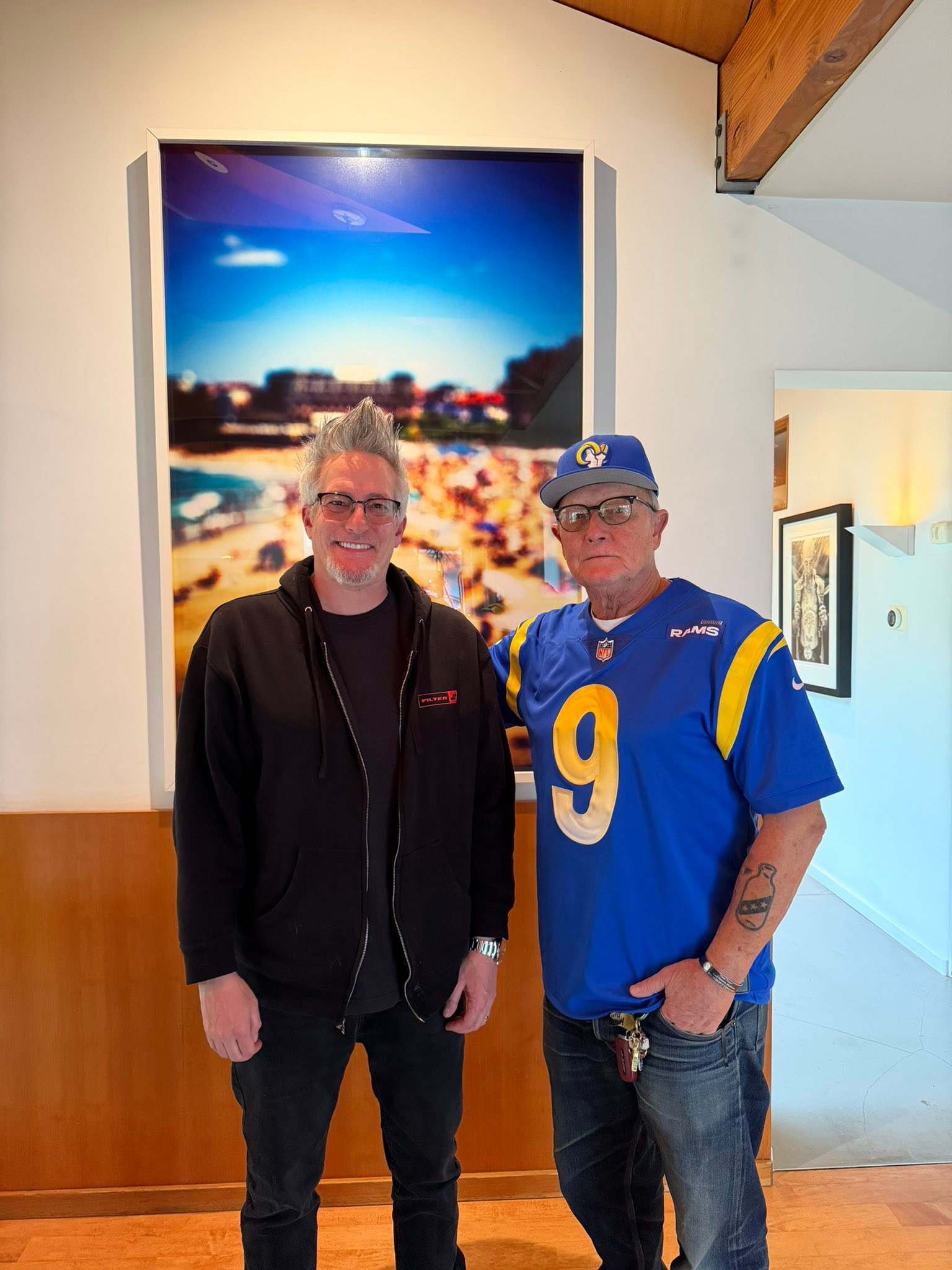 Robert Patrick - Rams game with my little brother Richard... | Facebook