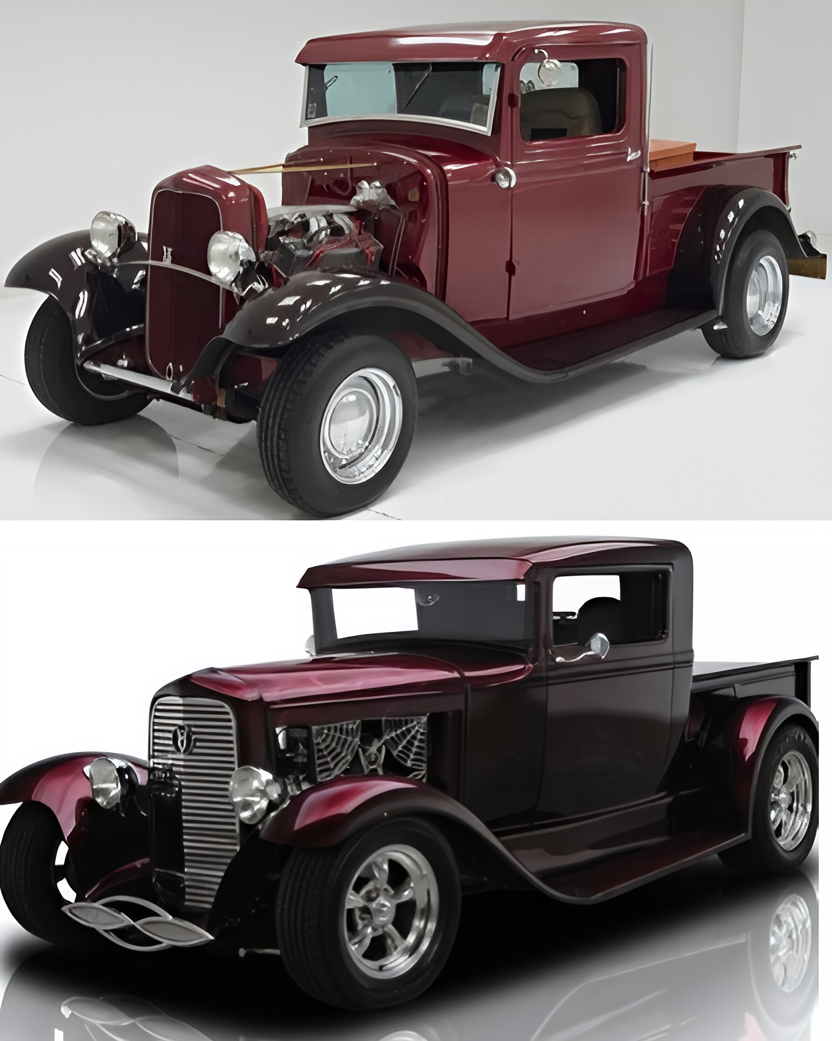 Modified 1934 Ford pickup model