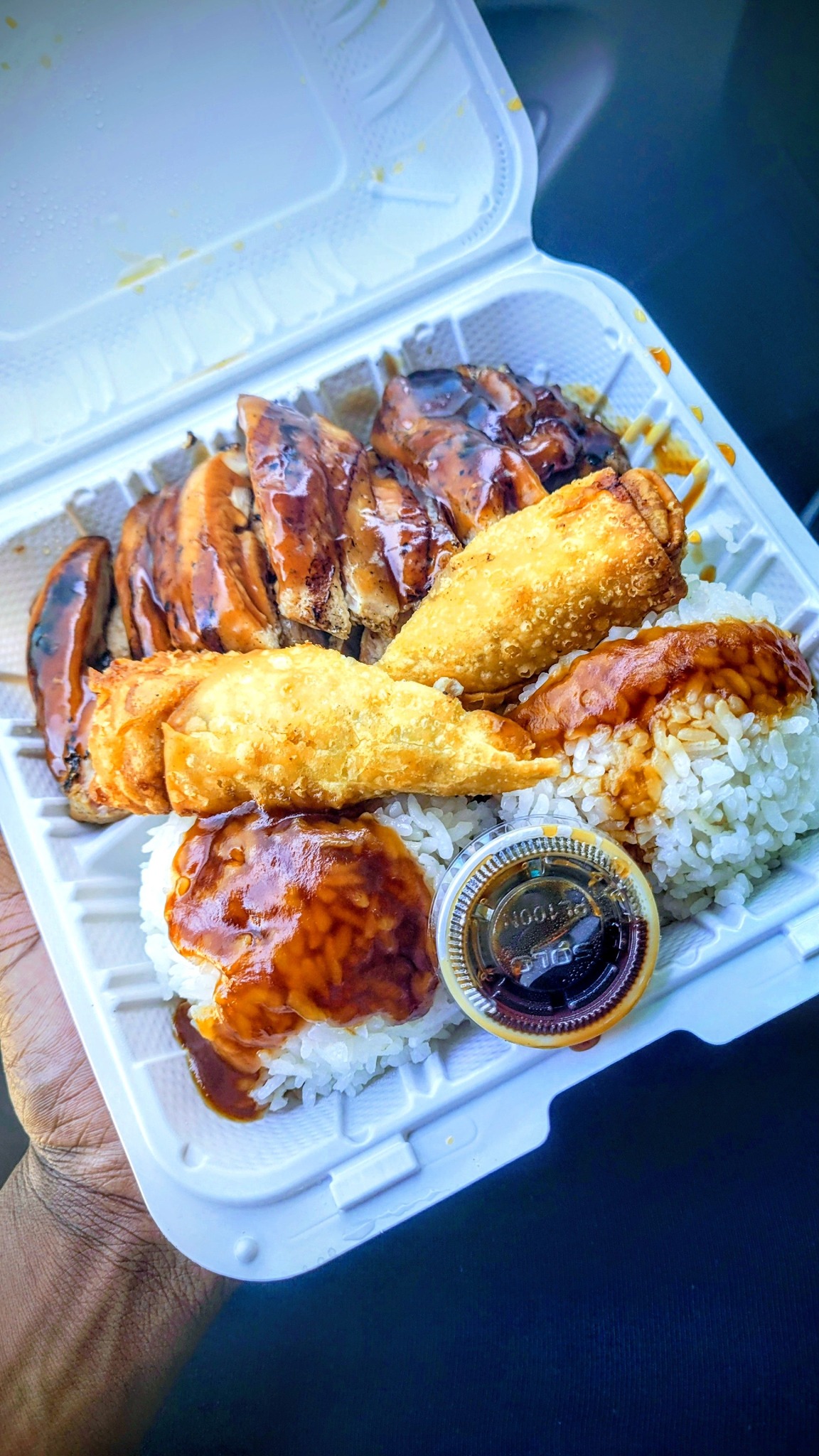 Yoshi's sushi and chicken teriyaki highly recommended
