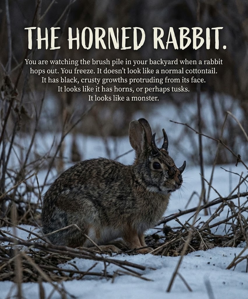 Voices - THE HORNED RABBIT. You are watching the brush pile in your ...