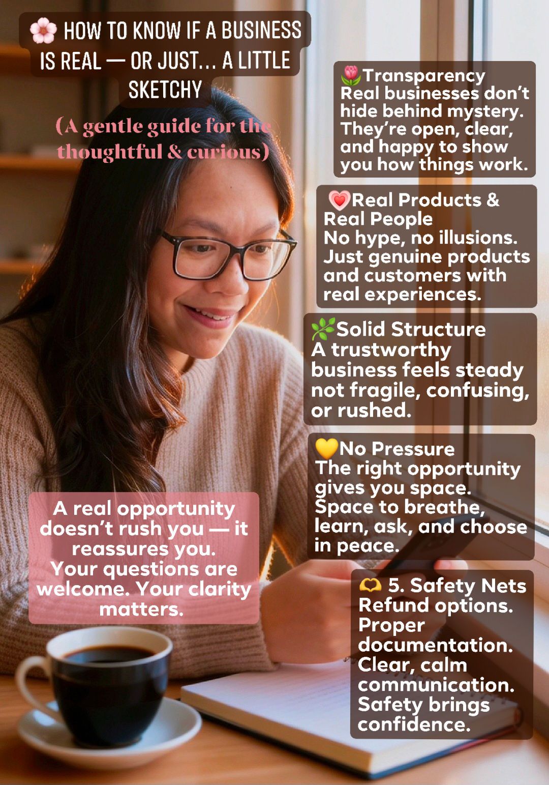Joel - 🌸 HOW TO KNOW IF A BUSINESS IS REAL — OR JUST… A LITTLE SKETCHY ...