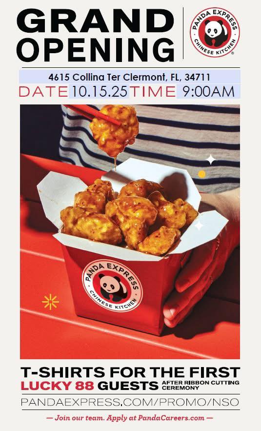 The Panda Express near Costco is opening up this week! Will you be