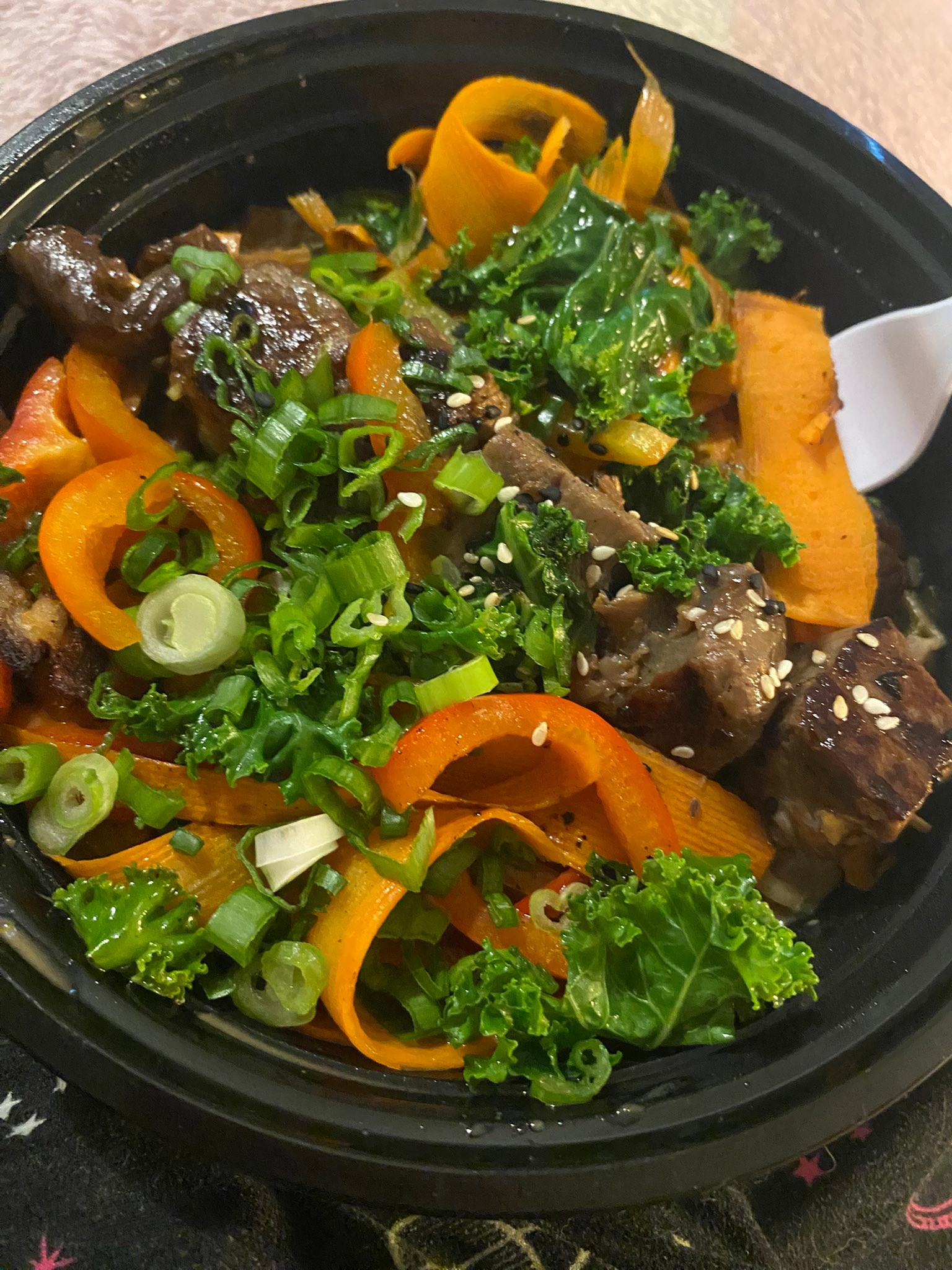 Roppongi's taro boba steak noodle bowl review