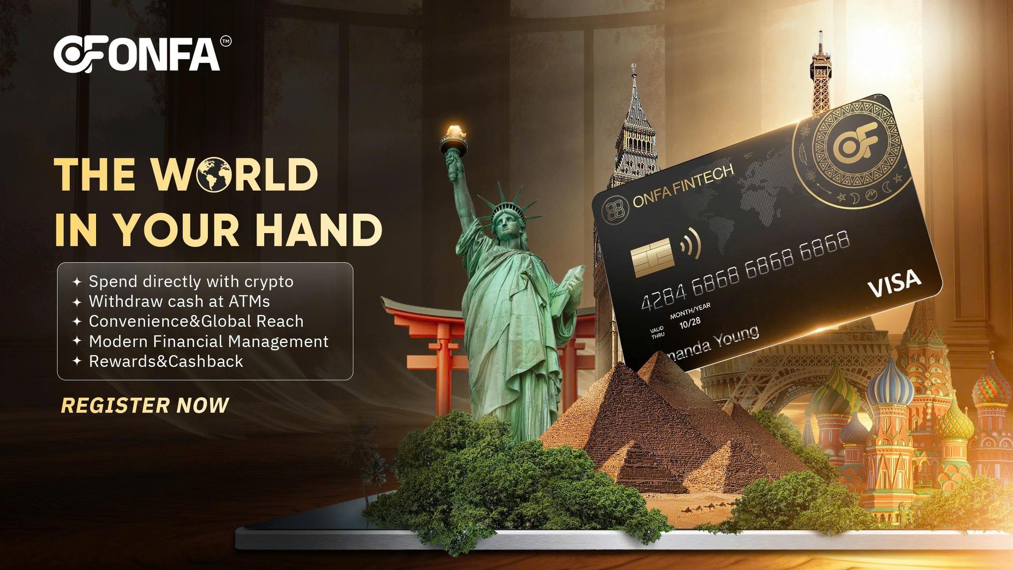 ONFA Fintech - 🌍 The world is truly in your hands! With... | Facebook