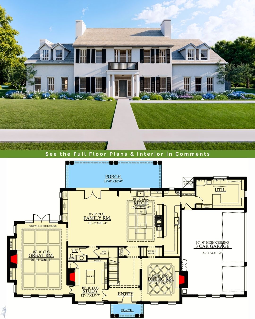 Here's a beautifully designed... - Dream Homes & Plans Co.