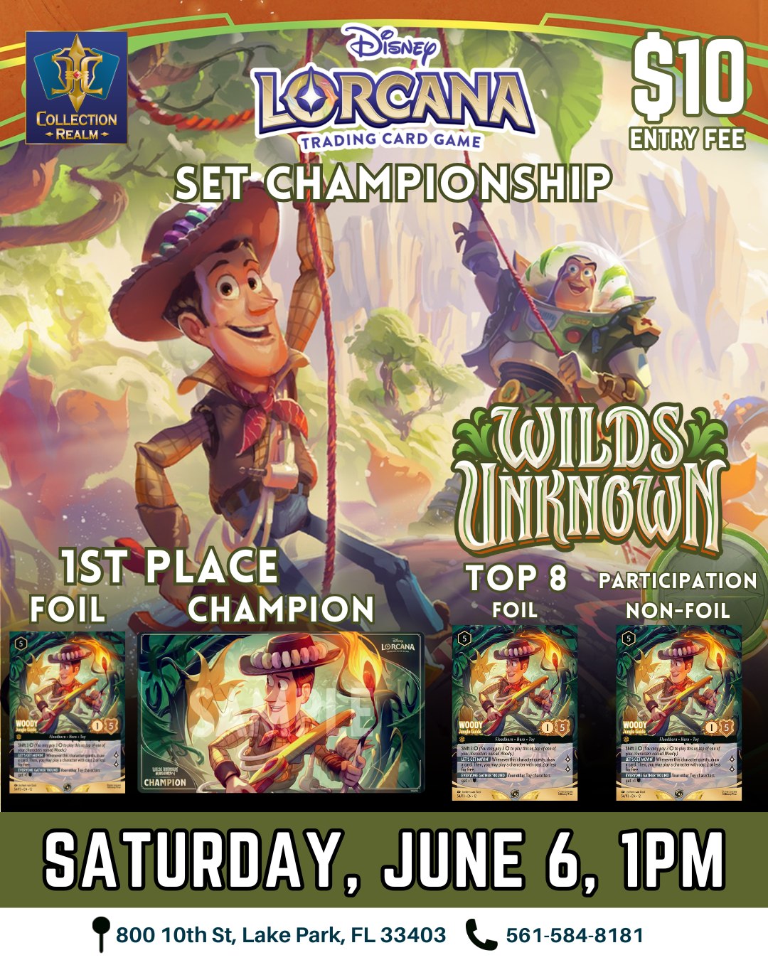 10-year-old Woody wins store championship promos in Disney Lorcana TCG