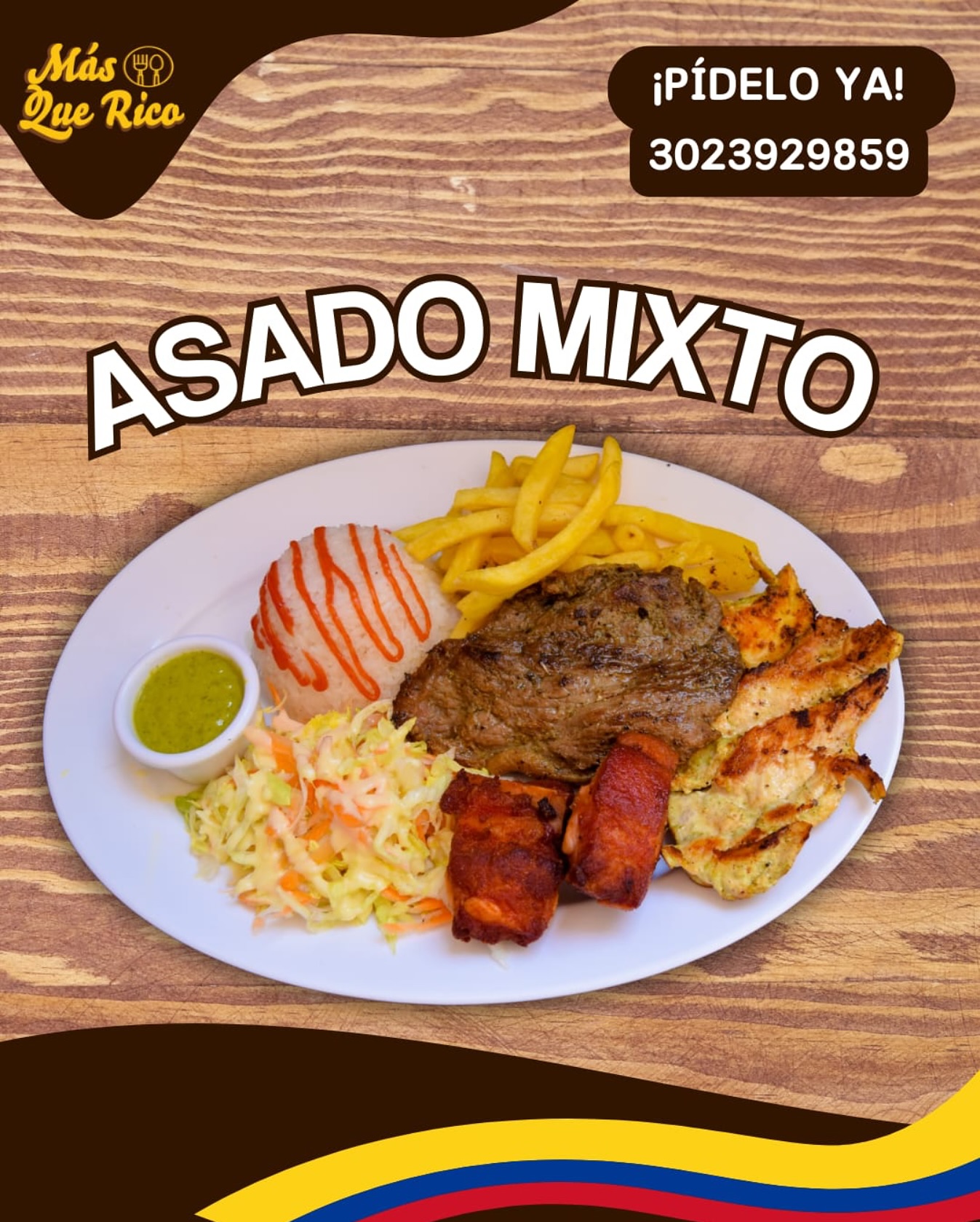 Más que Rico - Restaurante | Santiago de Cali