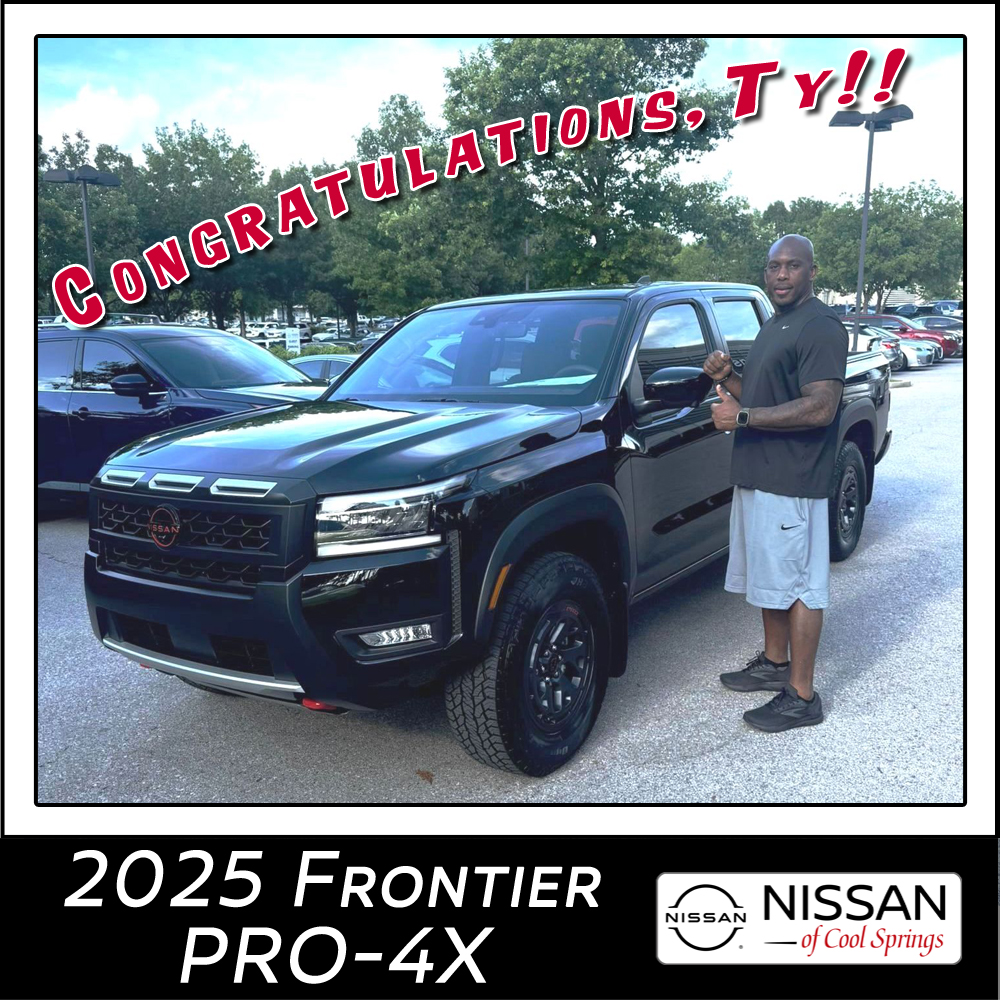 Nissan - Congratulations to Ty! He worked with Raj to get a great deal ...
