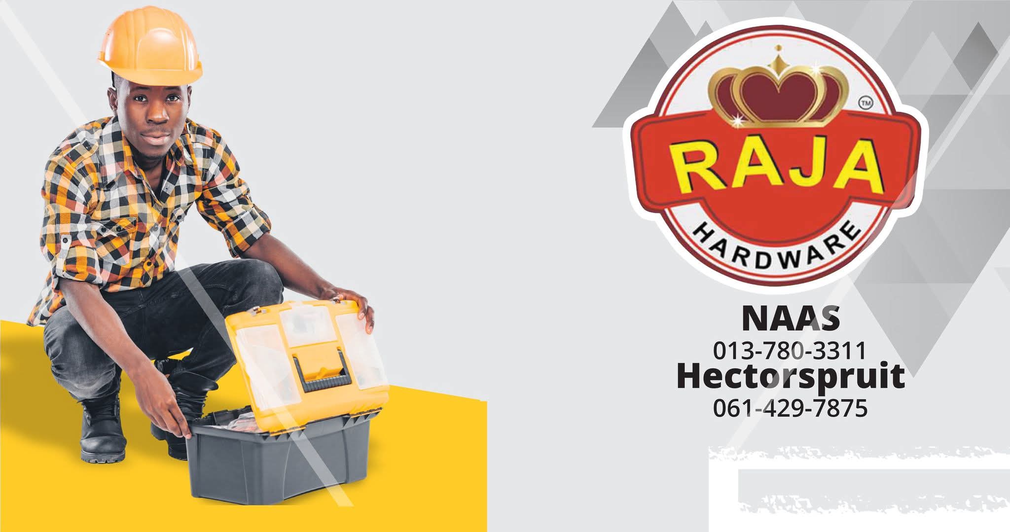 Raja Hardware Hectorspruit & Naas | Kamaqhekeza