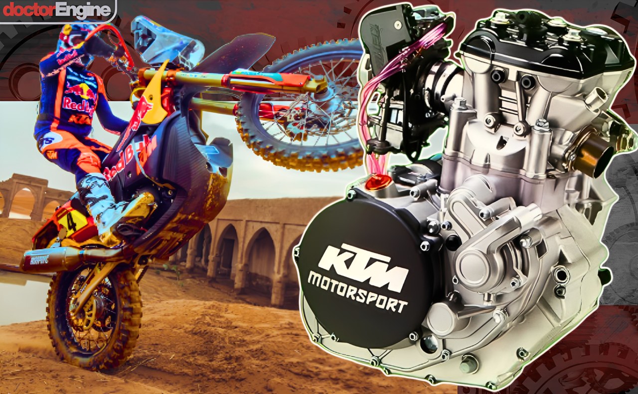 Doctor - The Red Bull KTM 450 Dakar Rally engine is a potent, liquid ...