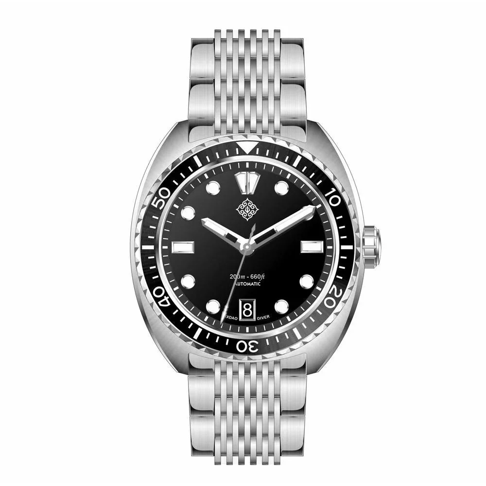 Ixdao - Our black enamel diver! In stock ready to ship. Link