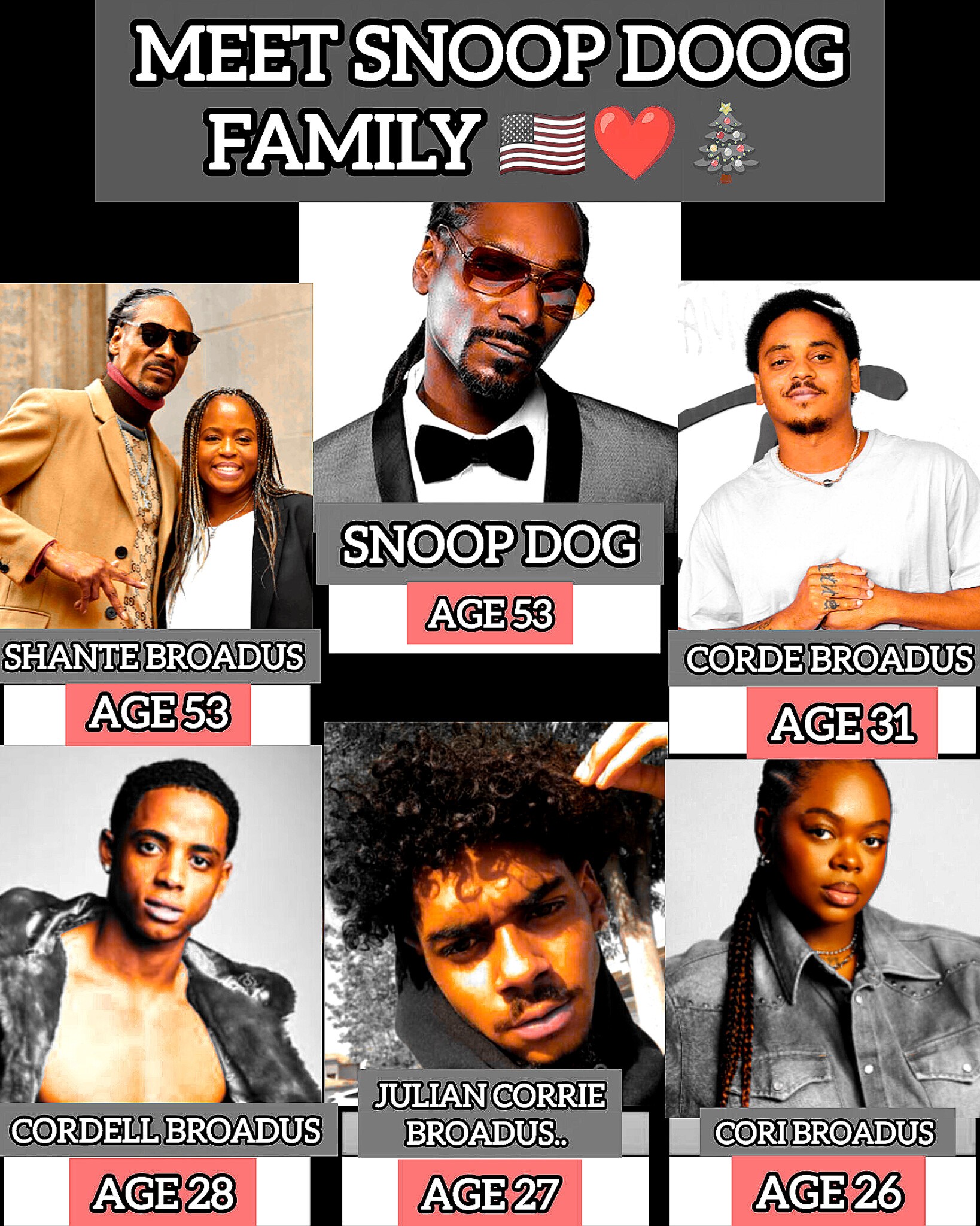 Garam - Meet snoop doog family 🎄 ️🇺🇸😍#snoopdogg #usa #unitedkingdom # ...