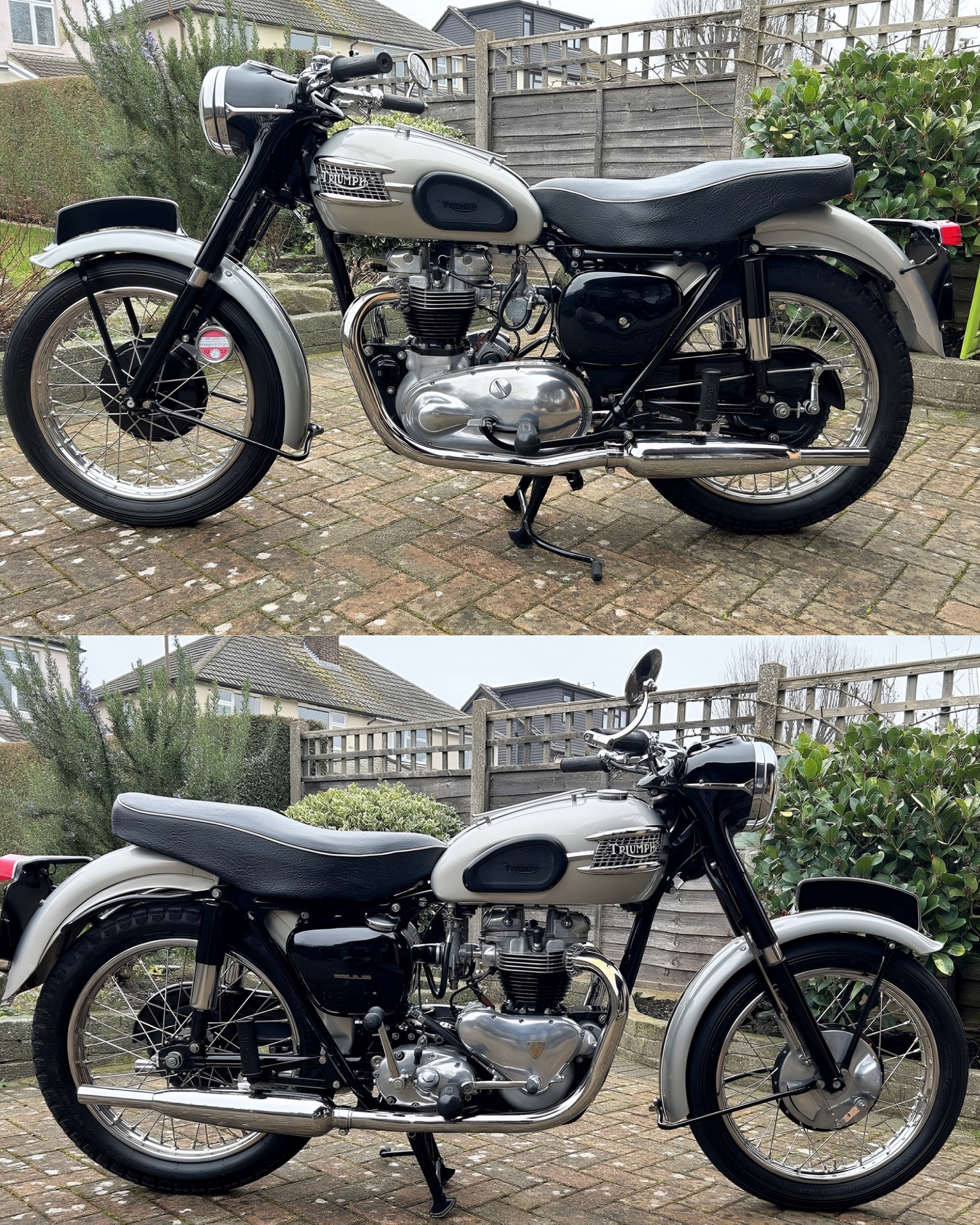 Gorgeous 1958 Triumph T110 by Angry Monkey Motorcycles