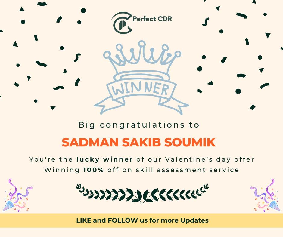 Perfect CDR - We have our WINNER! 🎉 Congratulations to... | Facebook