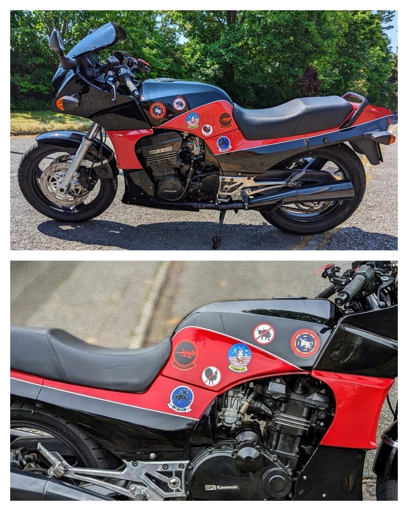 Top Gun fan buys Ninja GPZ 900 motorcycle