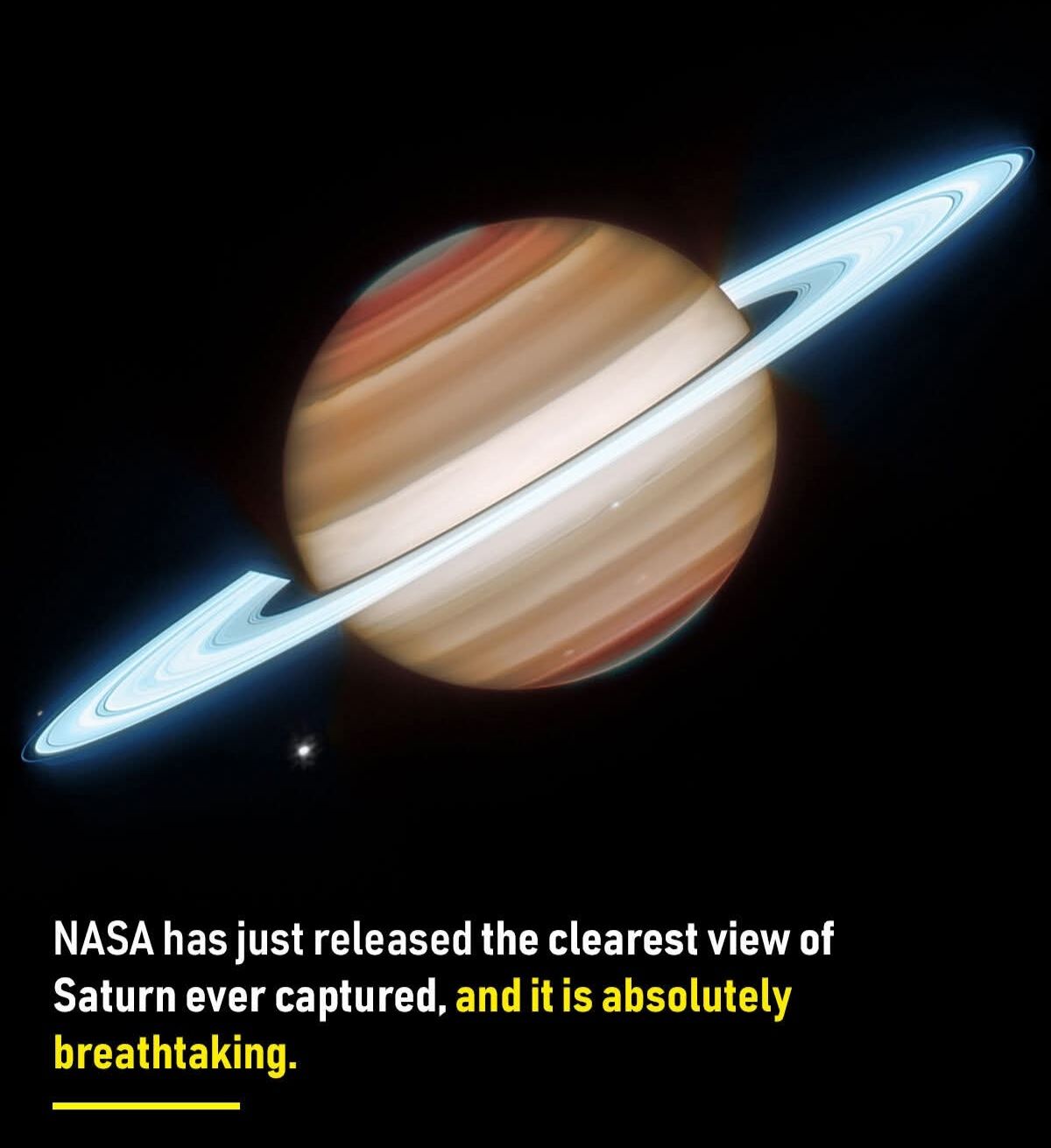 PPOD: Saturn in Infrared Saturn viewed at infrared wavelengths, as