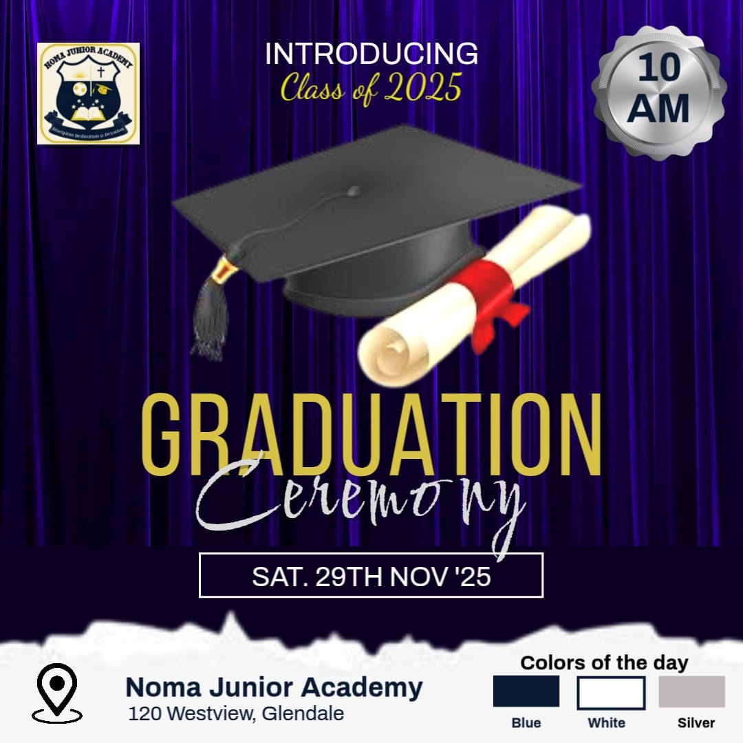 Noma - 🎓 GRADUATION CEREMONY – NOMA JUNIOR ACADEMY! 🎉 We are thrilled ...