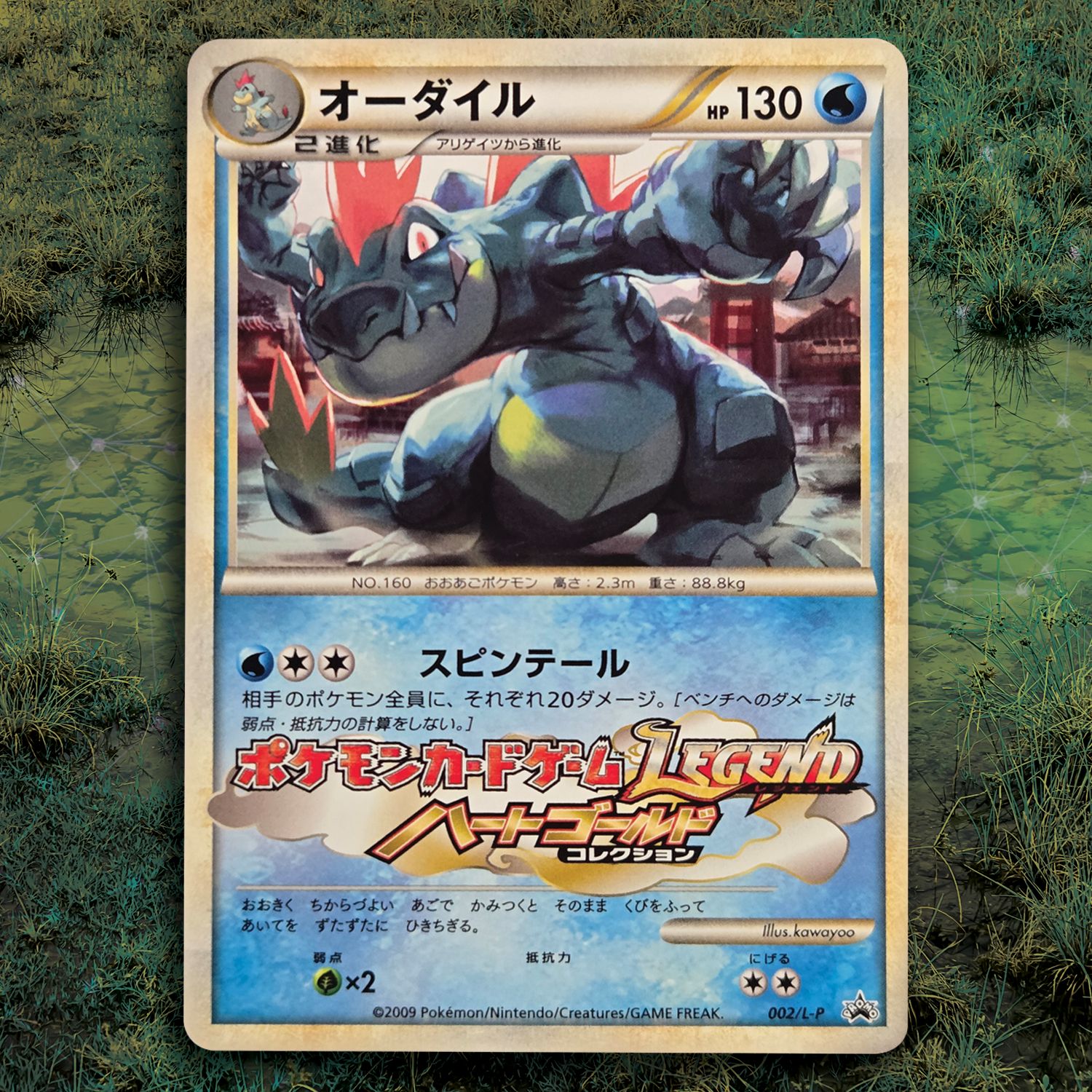 PSA9 オーダイル 002 ジムチャレンジ2009 Feraligatr Feraligatr 2009 Japanese gym challenge promo card