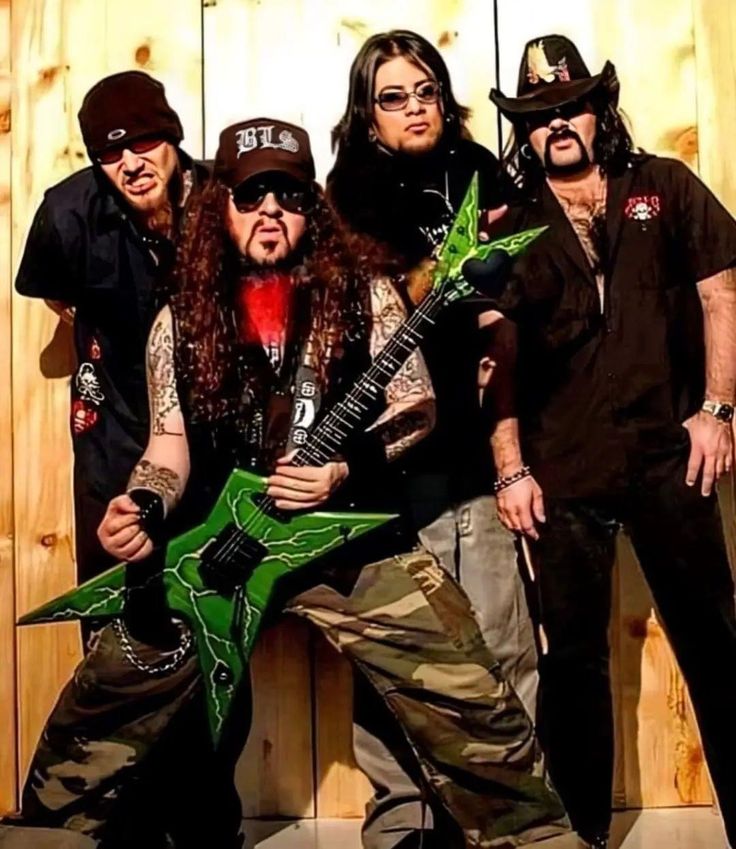 Dimebag Darrell and Vinnie Paul of Pantera and Damageplan