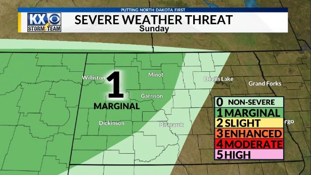 KX - The Storm Prediction Center has issued a Marginal Risk (Threat ...