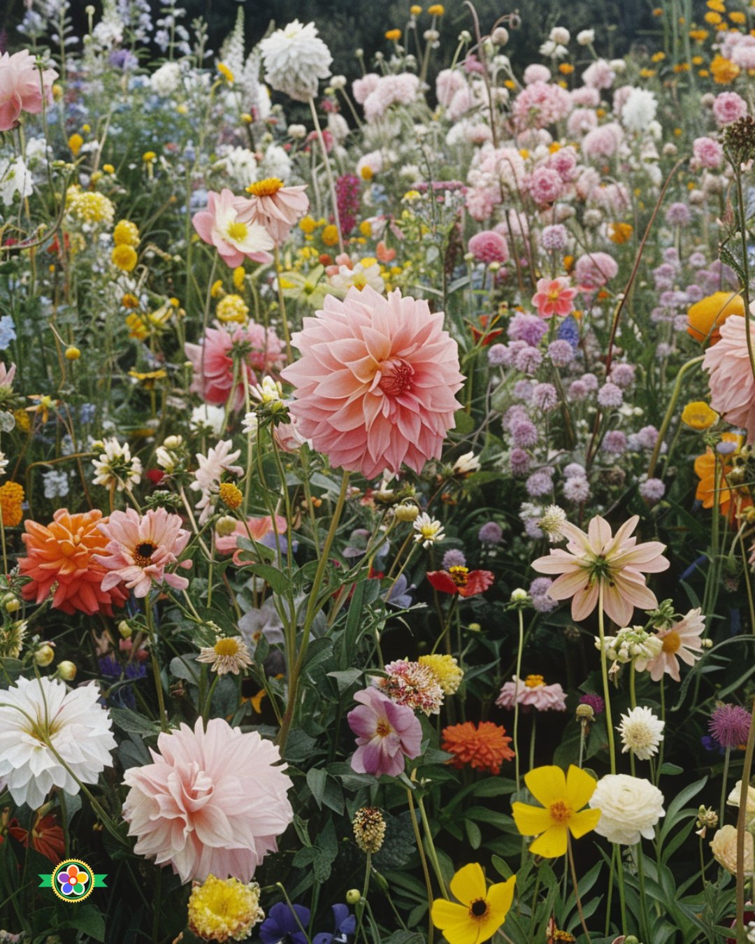 Wildflower - Nature’s masterpiece: a wildflower garden in full splendor ...