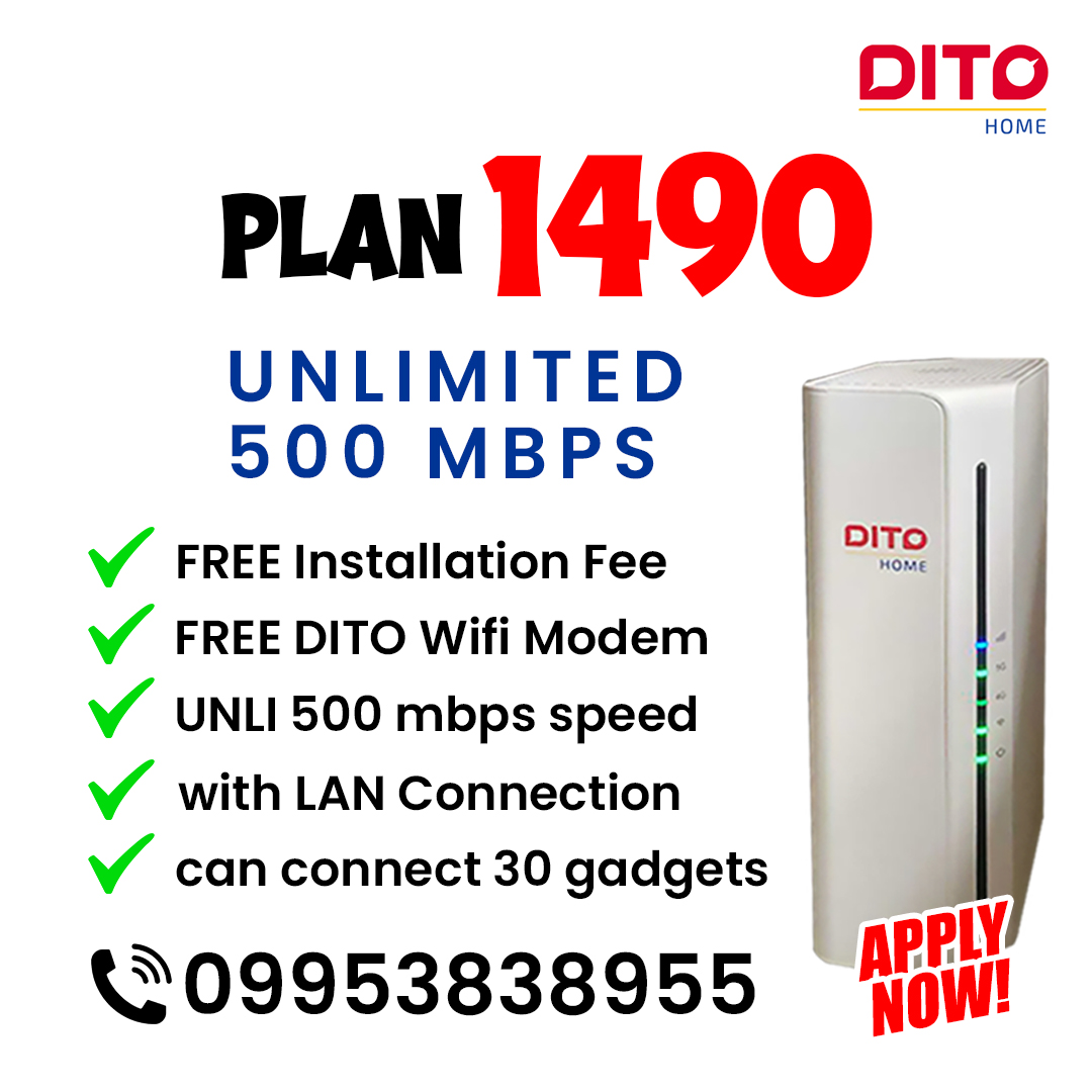 🚀 DITO UNLI 5G HOME WIFI! 🔥... - DITO HOME WIFI - DigiSales | Facebook