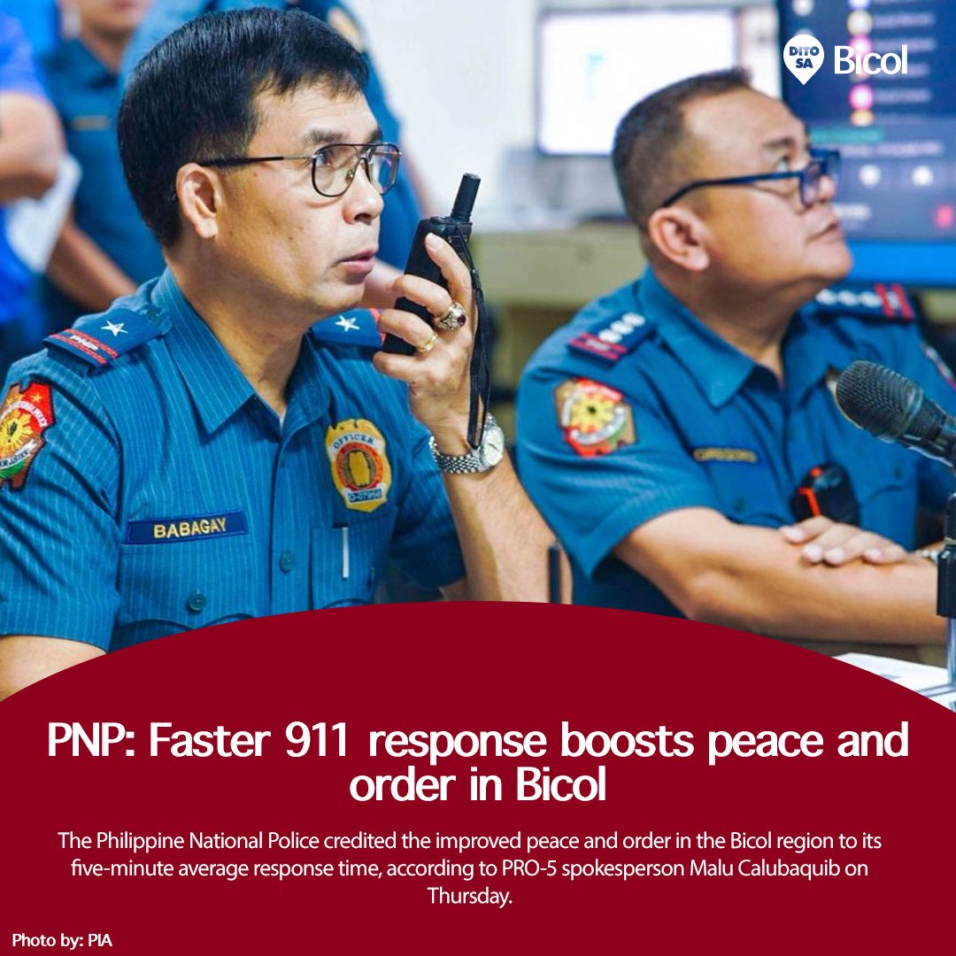 Dito - The Philippine National Police (PNP) credited the improved peace ...
