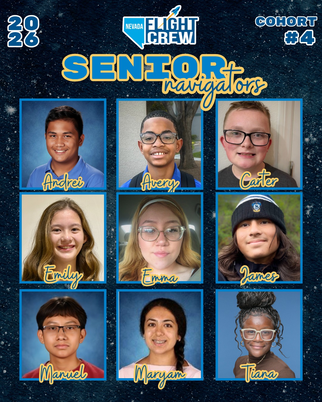 Nevada - 🚀 We’re excited to introduce the Senior Navigators of the 2026 ...
